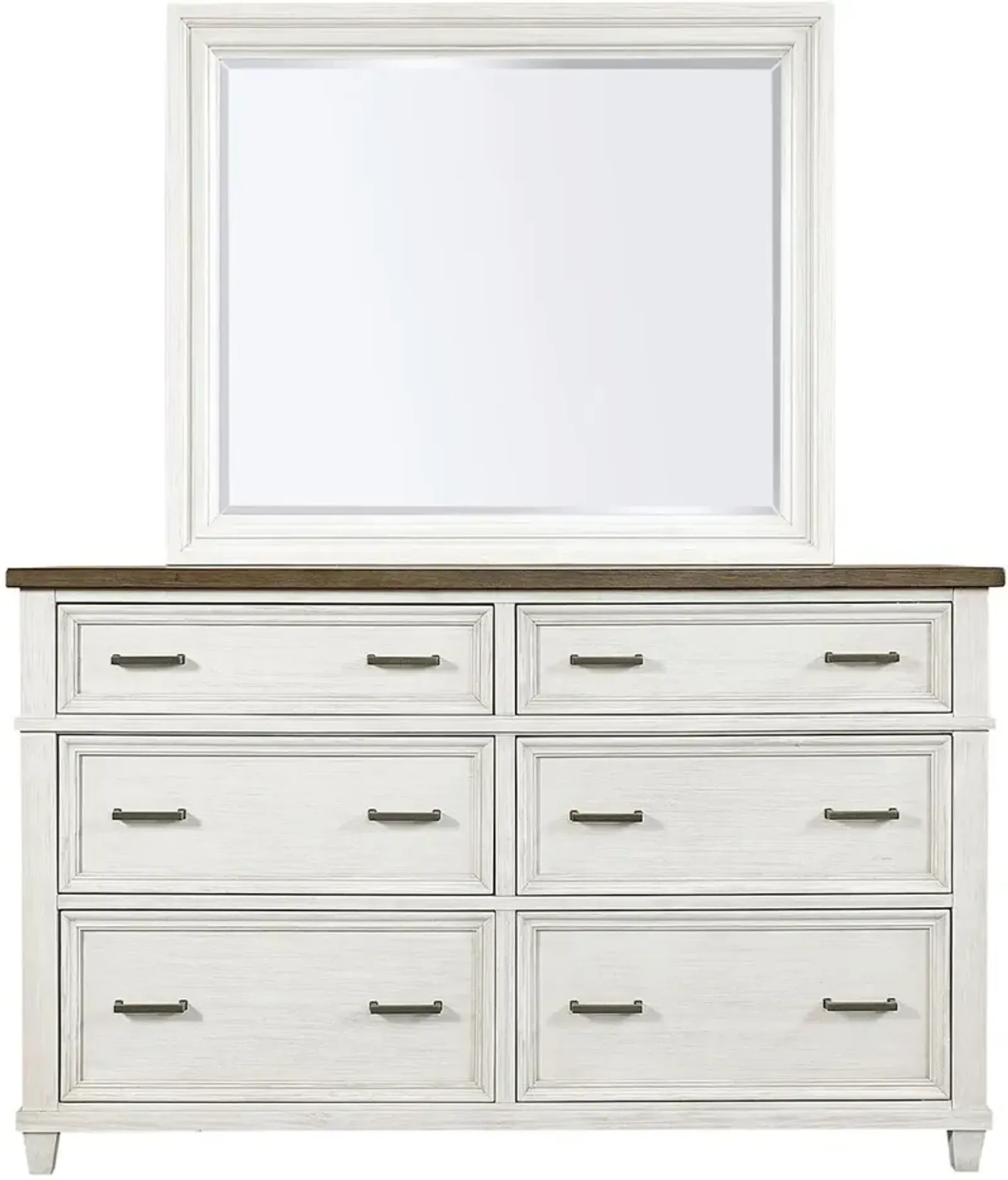 Aspenhome Caraway Aged Ivory 6-Drawer Dresser