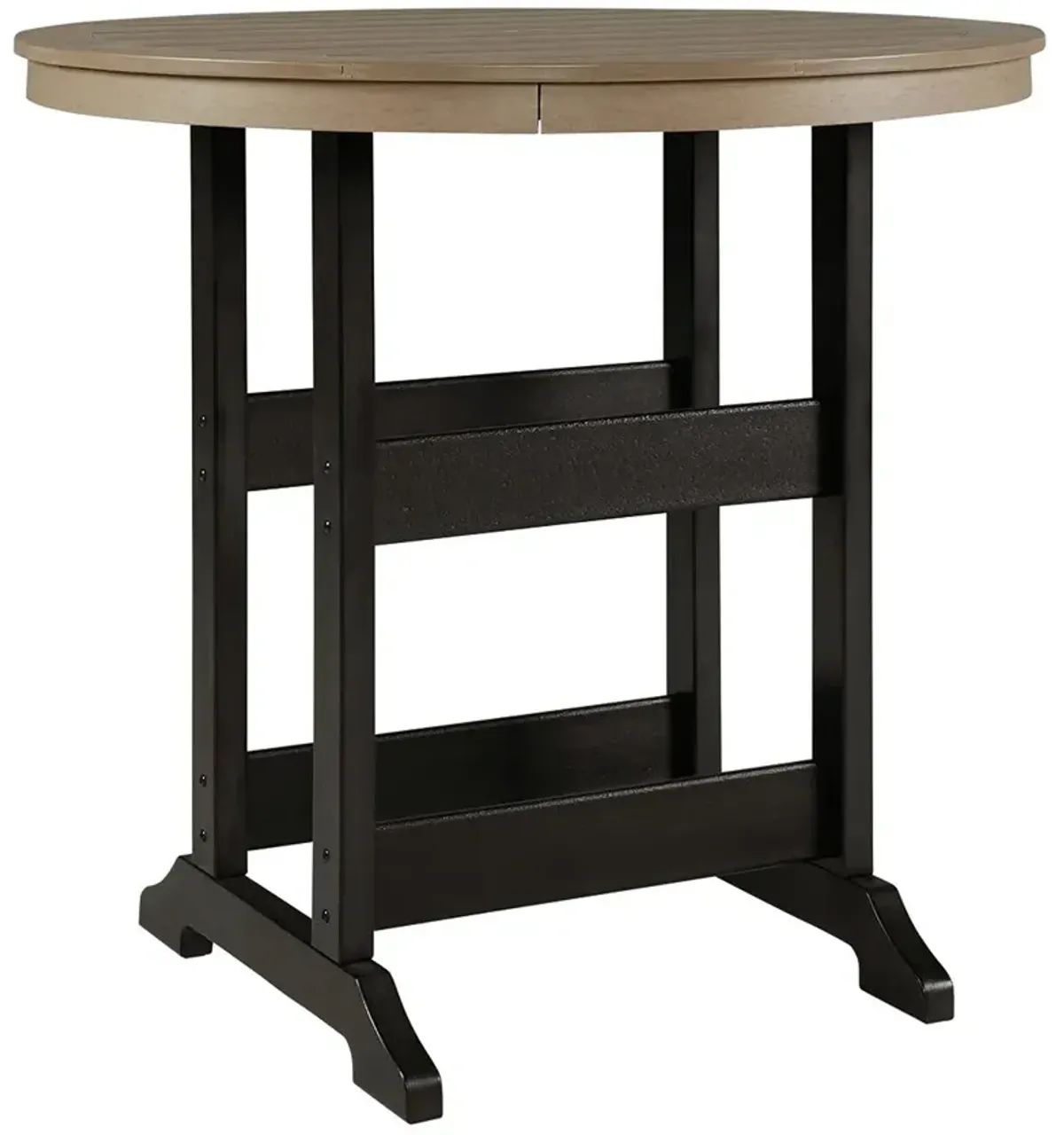 Ashley Fairen Trail Bar Dining Table Black/Driftwood Signature Design