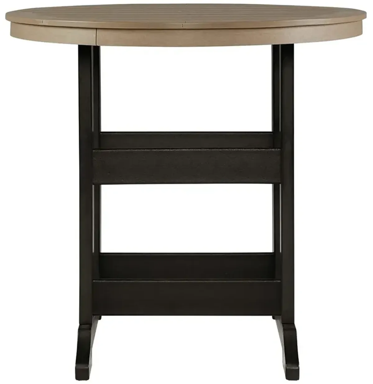 Ashley Fairen Trail Bar Dining Table Black/Driftwood Signature Design