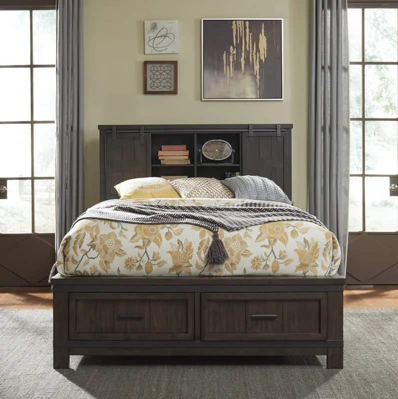 KING BOOKCASE BED - THORNWOOD HILLS