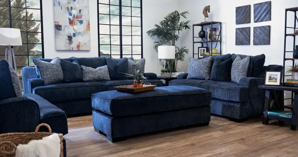 Michael Nicholas Designs Spartan Gel Solaz Denim Sofa