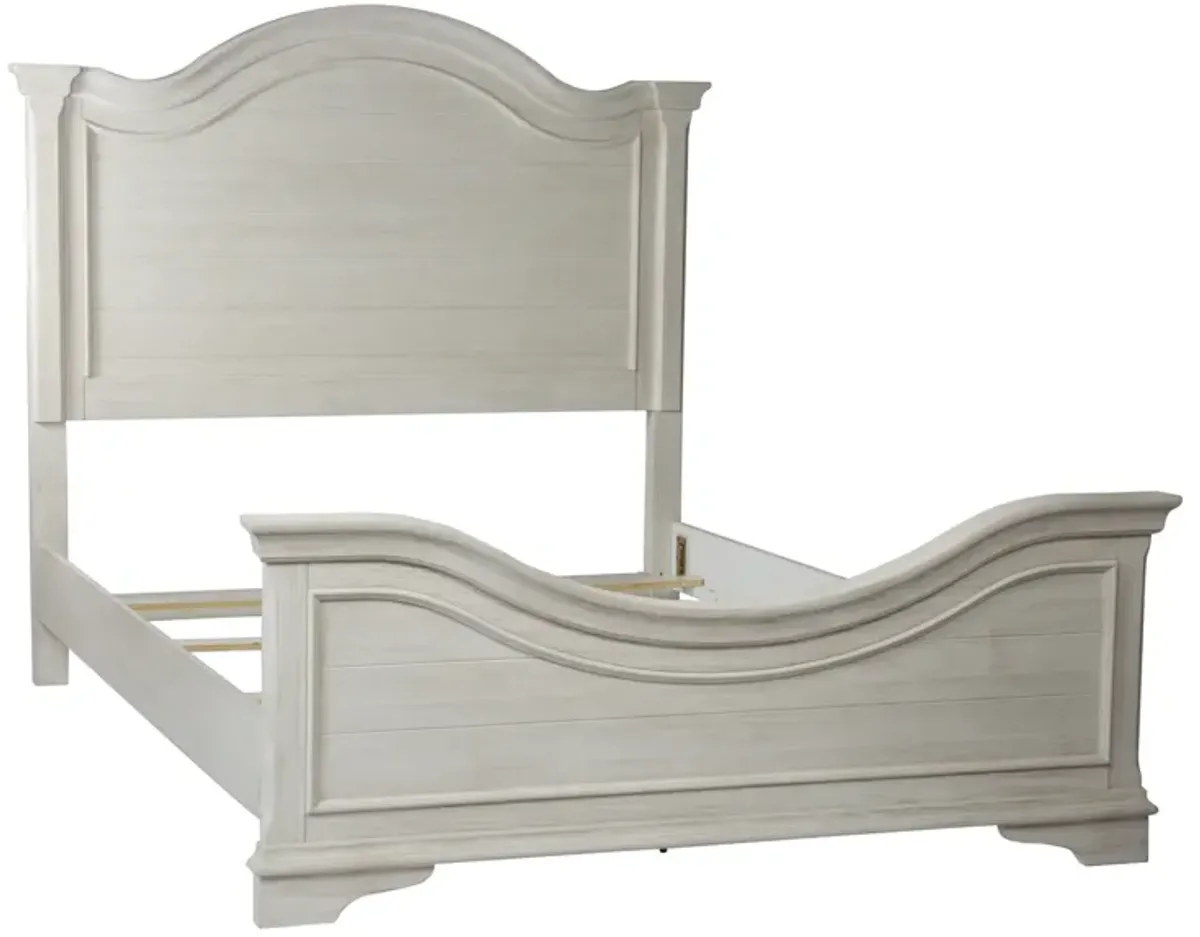 Liberty Furniture Complete Queen Bedroom Set Panel Bed, Dresser, Mirror, Chest & Nightstand Bayside