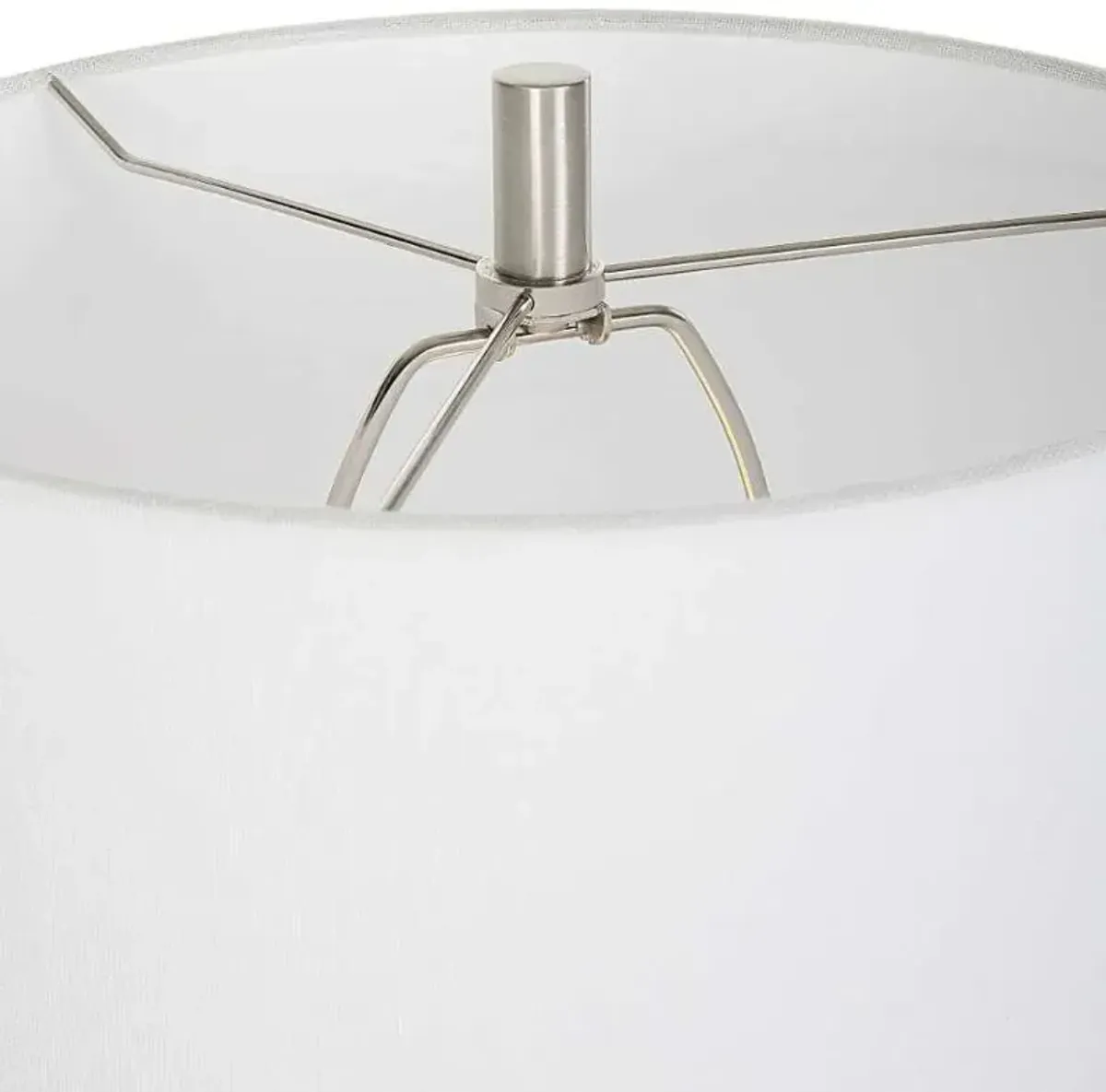 Uttermost Fountain White Buffet Lamp