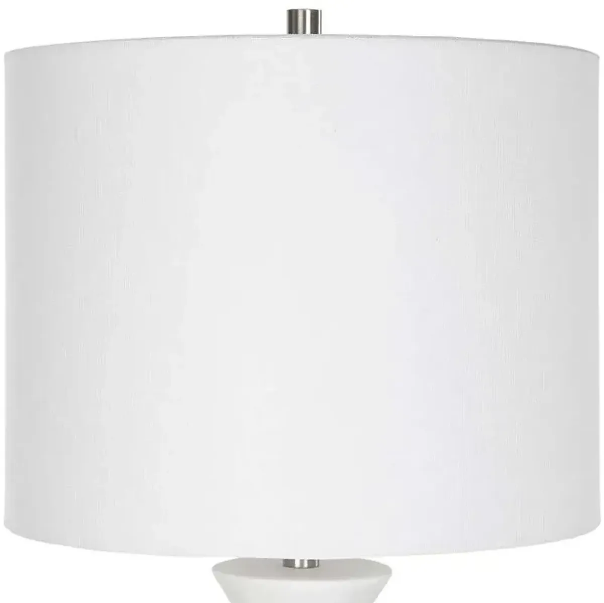 Uttermost Fountain White Buffet Lamp