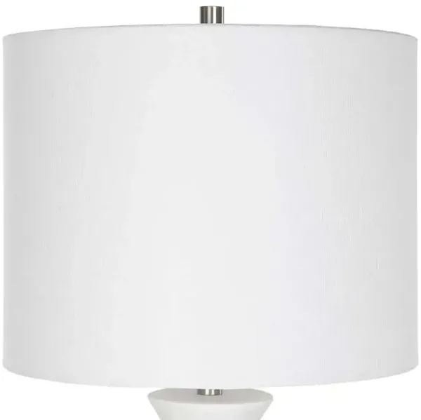 Uttermost Fountain White Buffet Lamp