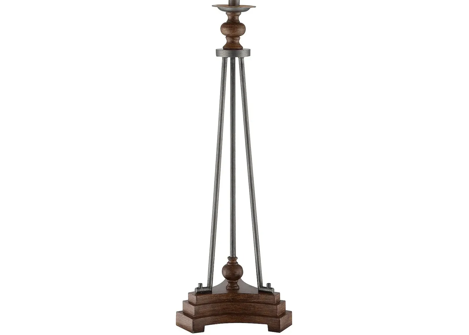 Crestview Kenwood Dark Brown/Iron Table Lamp