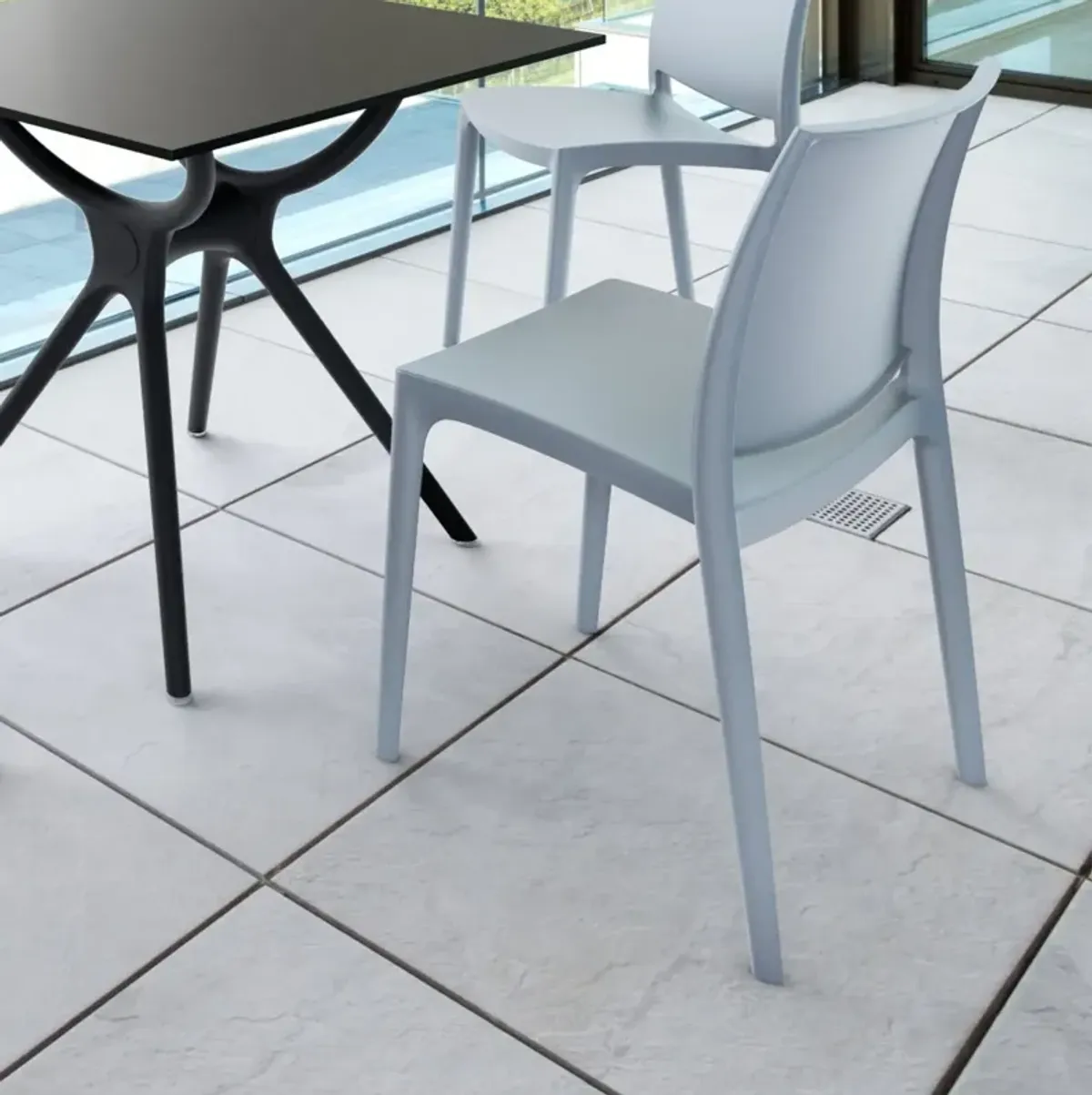 Compamia Maya Dining Chair Silver