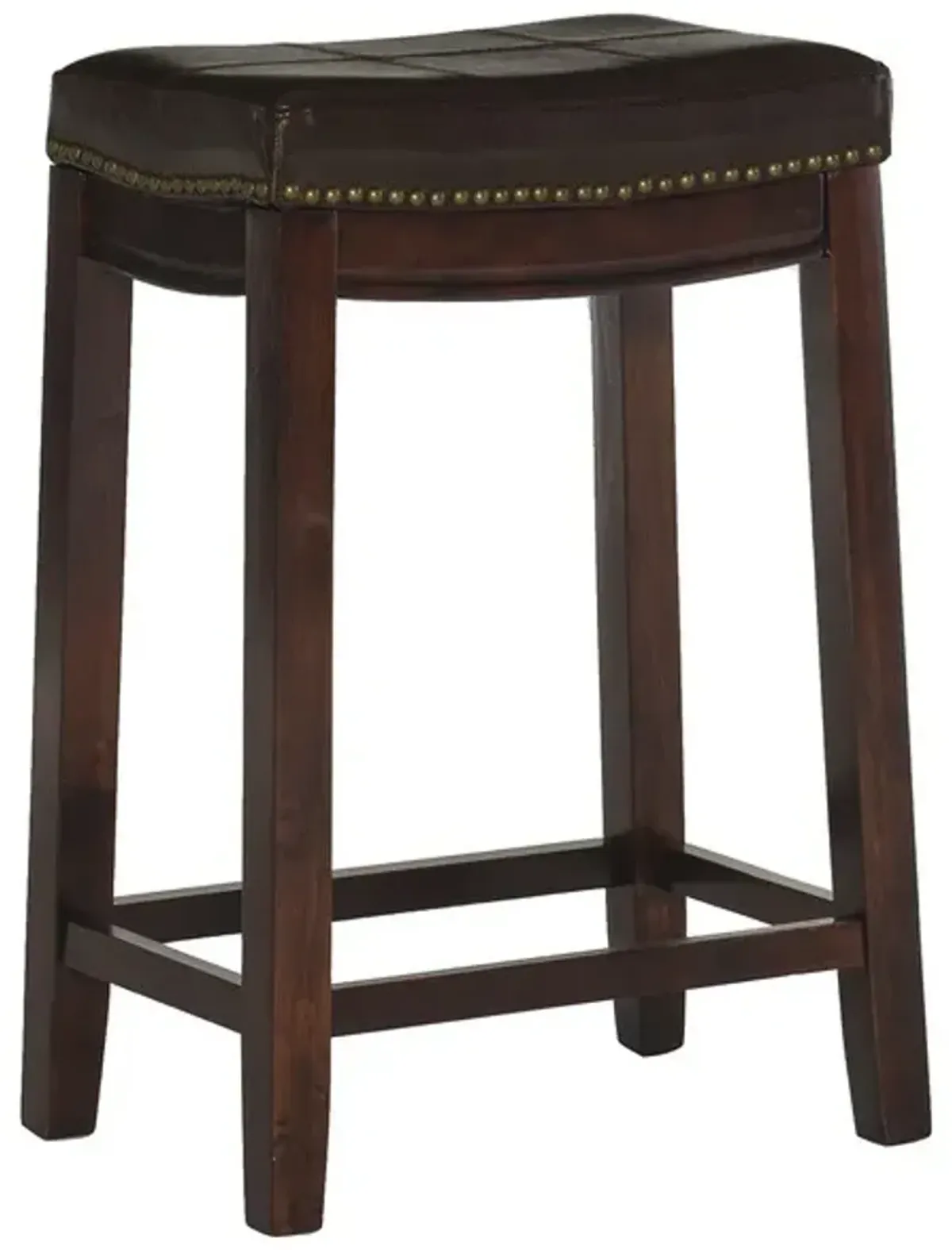 Linon Claridge Brown Counter Stool