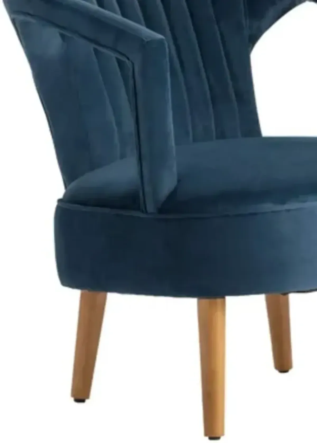 Crestview Pearson Blue/Brown Accent Chair