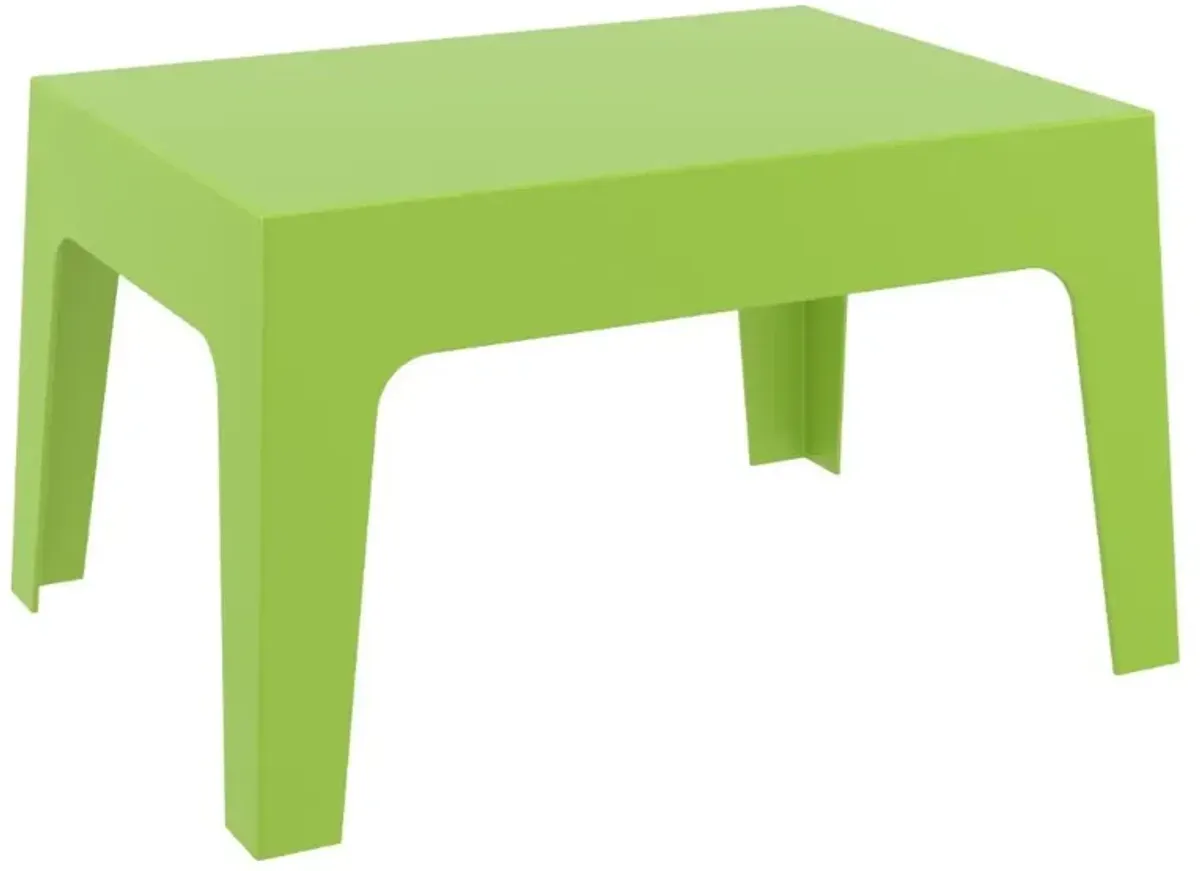 Compamia Box Resin Outdoor Coffee Table Tropical Green