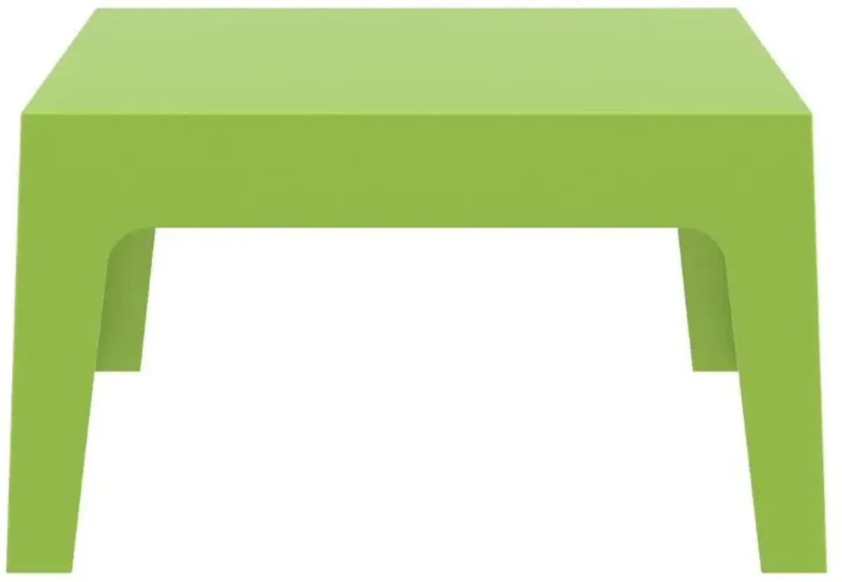 Compamia Box Resin Outdoor Coffee Table Tropical Green