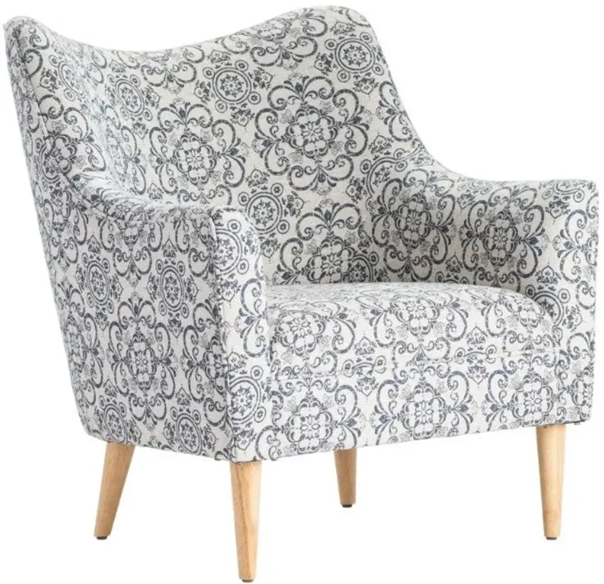 Crestview Huntington Blue Armchair