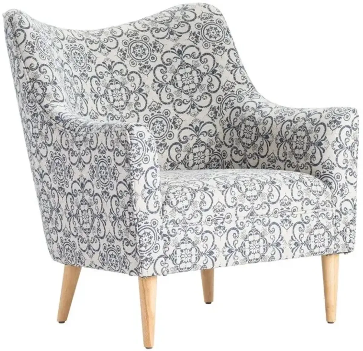 Crestview Huntington Blue Armchair