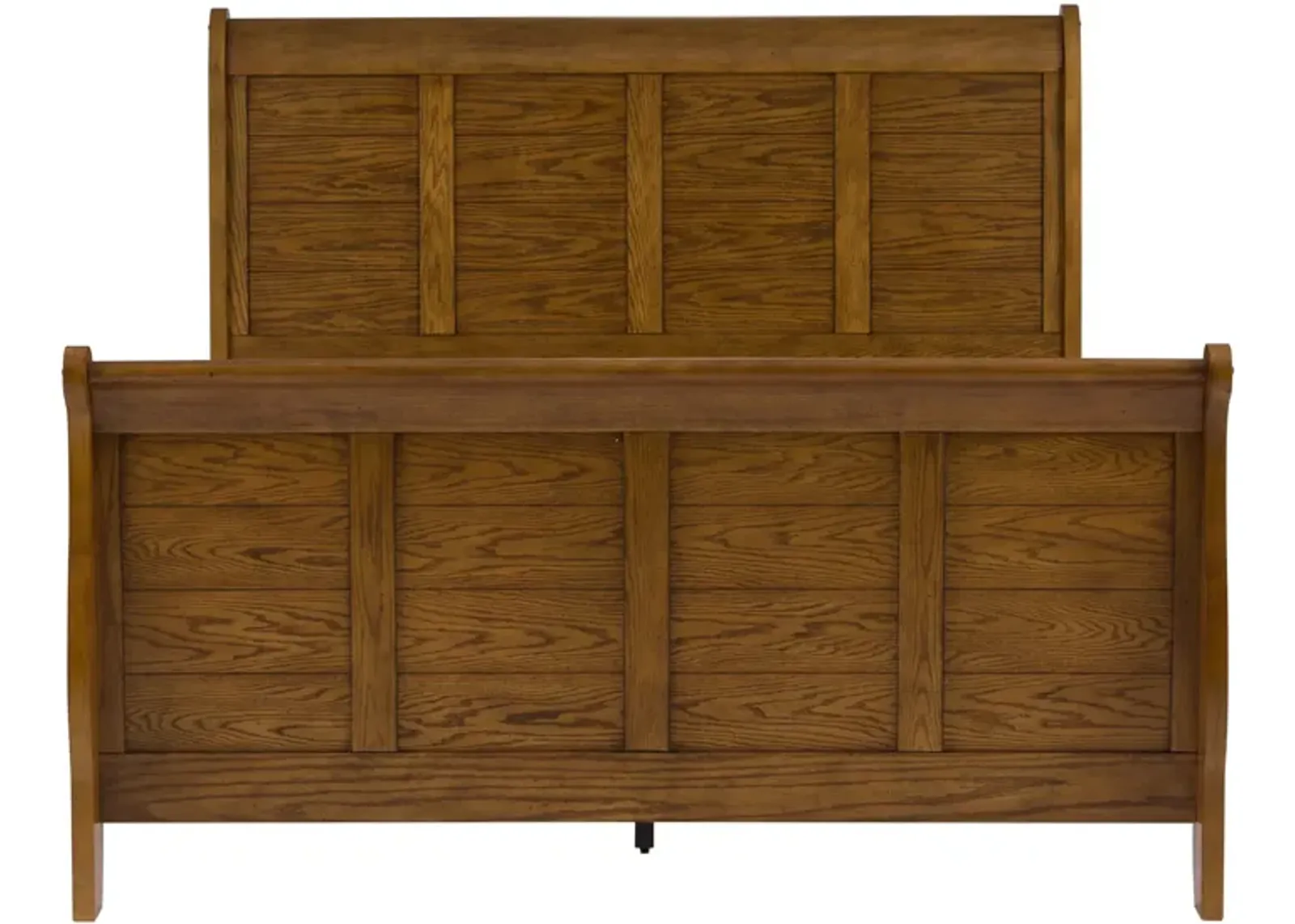 Liberty Furniture Complete Queen Bedroom Set Sleigh Bed, Dresser, Mirror & Chest Grandpas Cabin