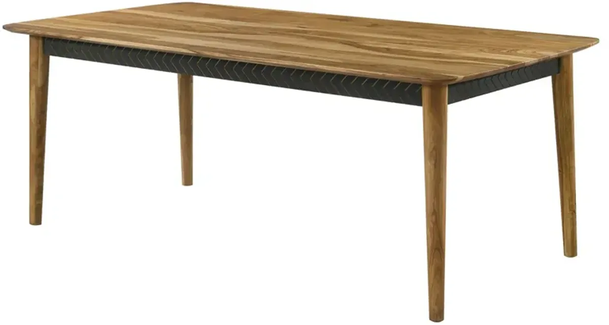 Coaster Partridge Rectangular 80 Inch Dining Table Natural Sheesham