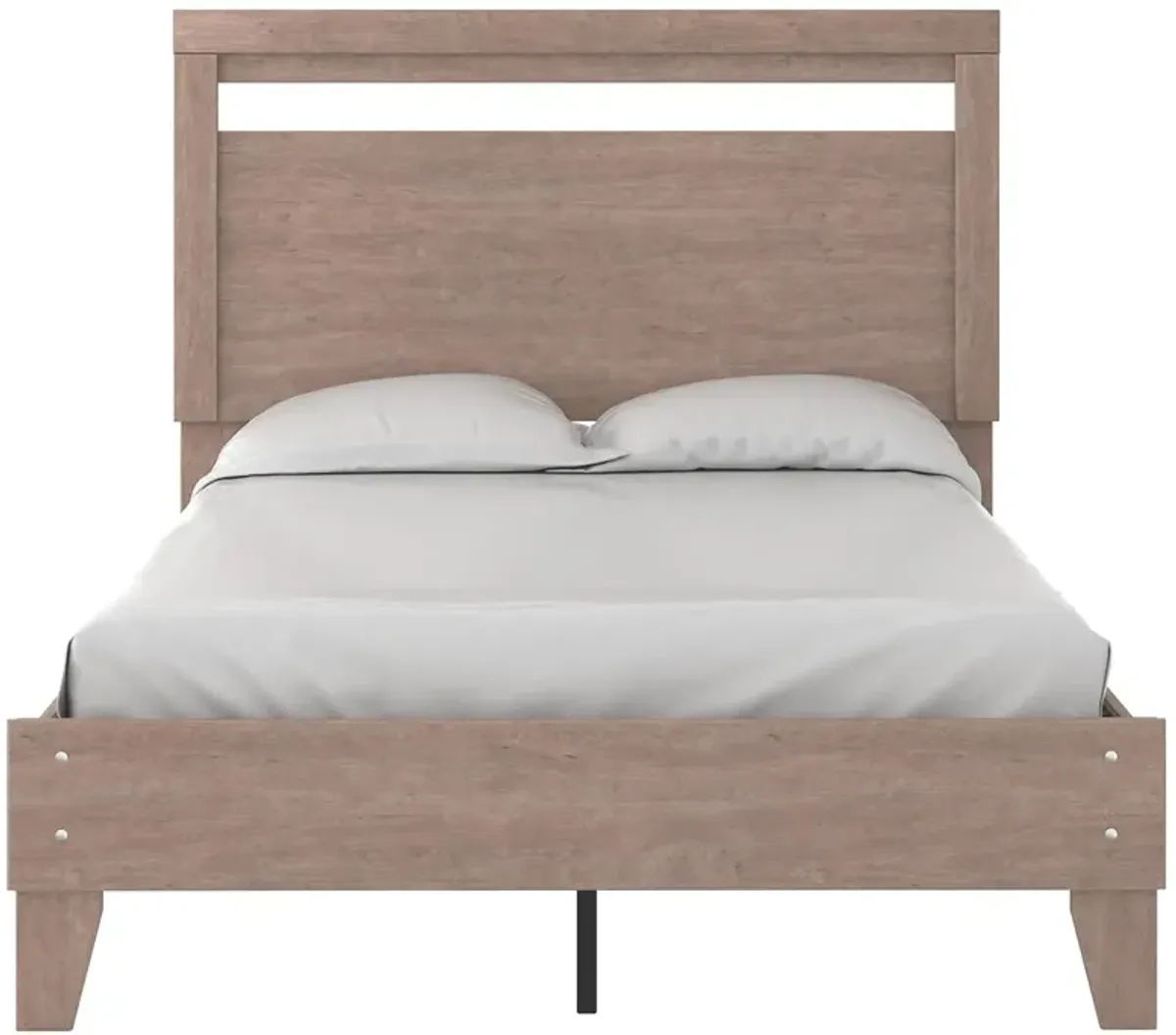 Ashley Flannia Gray Full Panel Platform Bed