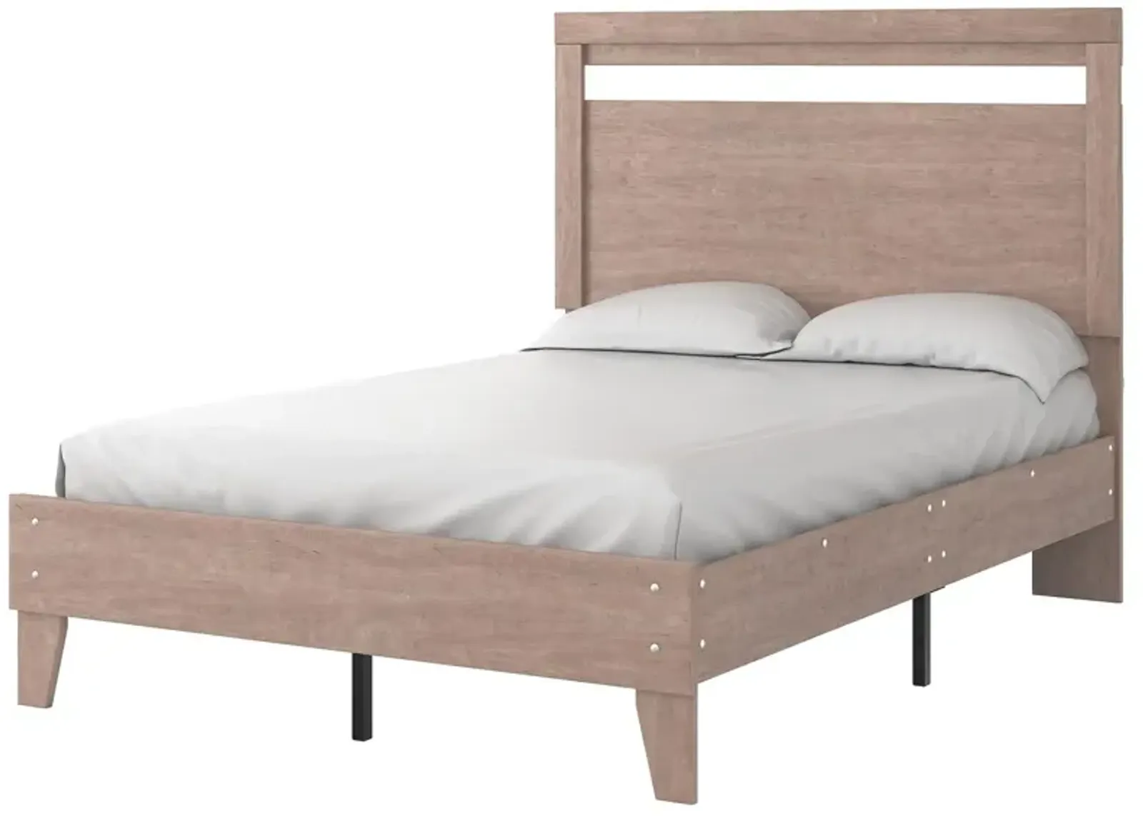 Ashley Flannia Gray Full Panel Platform Bed