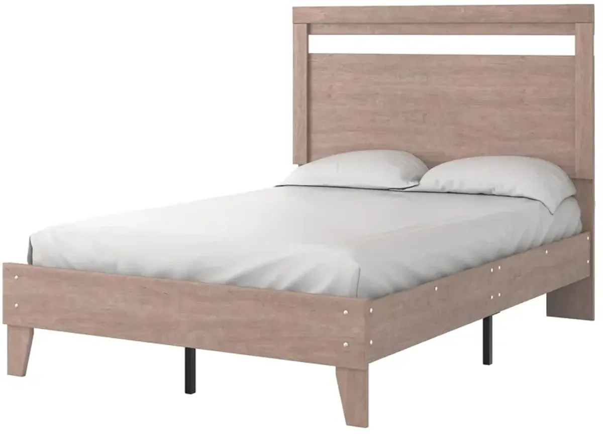 Ashley Flannia Gray Full Panel Platform Bed