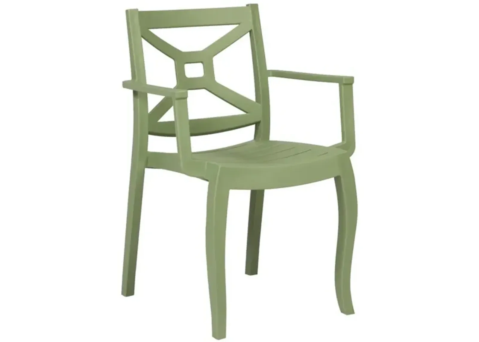 Rainbow Outdoor Zeus Box Armchair in Green