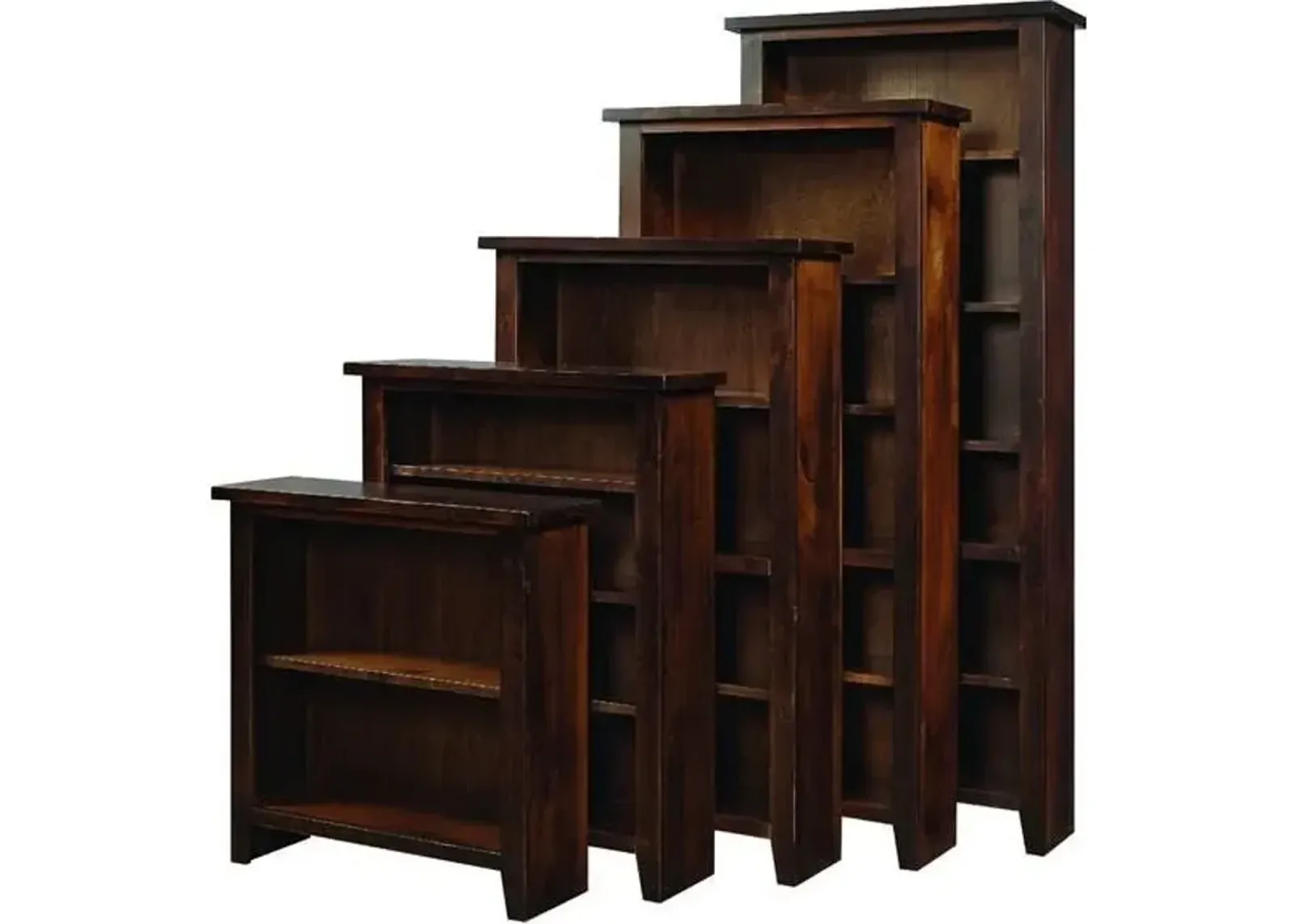 Aspenhome Alder Grove Fruitwood 84 Inch Bookcase