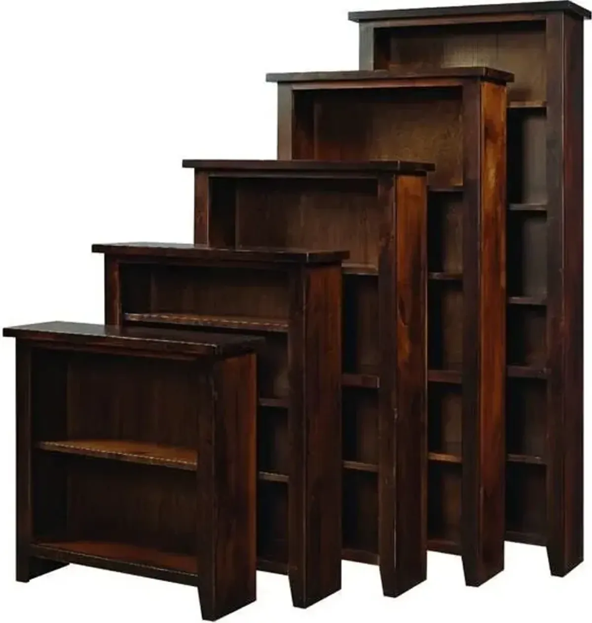 Aspenhome Alder Grove Fruitwood 84 Inch Bookcase