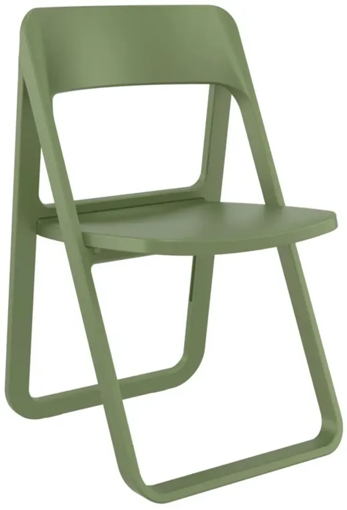 Compamia Dream Folding Outdoor Patio Chair Olive Green