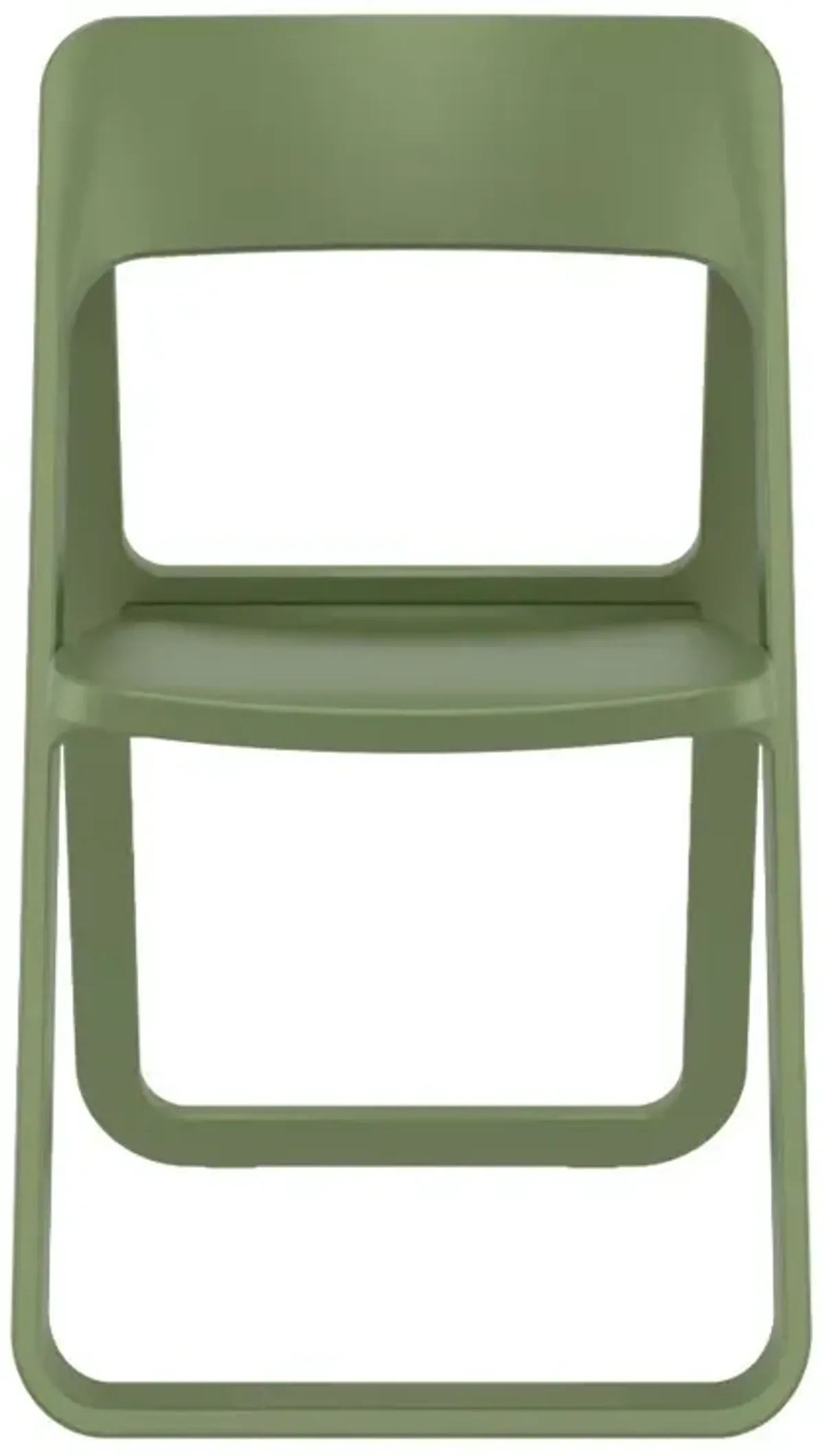 Compamia Dream Folding Outdoor Patio Chair Olive Green