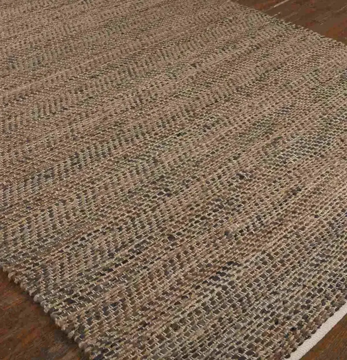 Uttermost Tobais 8 X 10 Rescued Leather/Hemp Rug