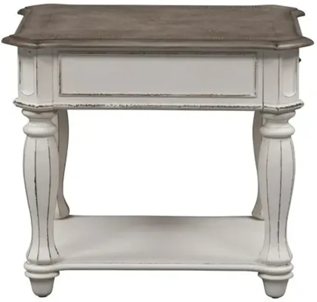 Liberty Furniture Magnolia Manor Antique White 1-Drawer End Table