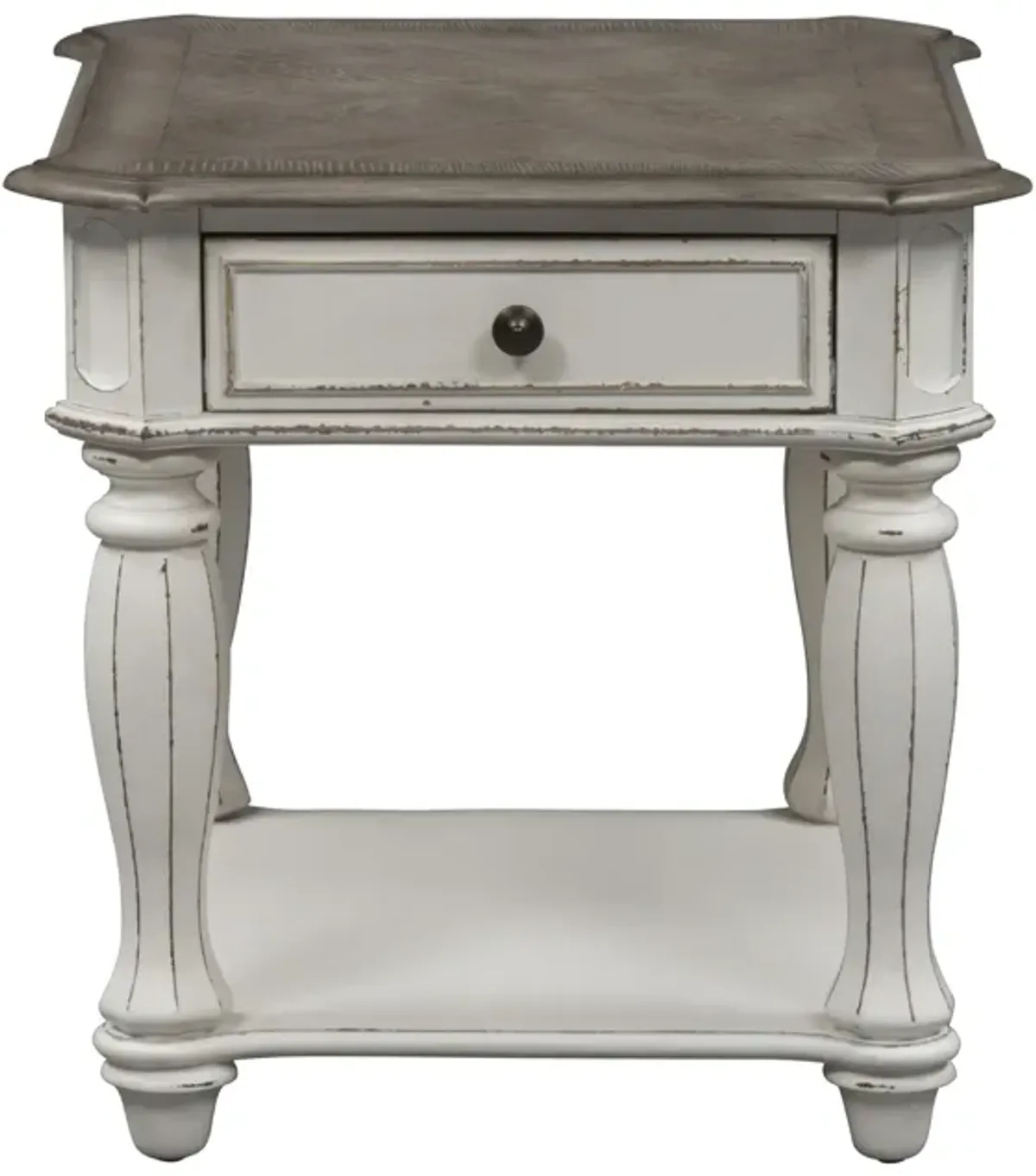 Liberty Furniture Magnolia Manor Antique White 1-Drawer End Table