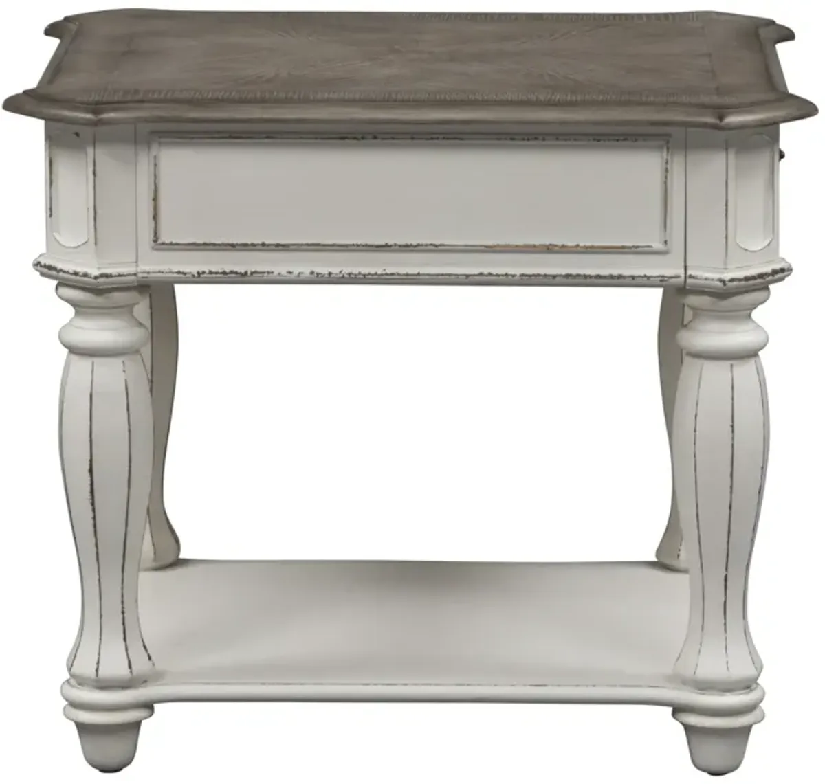 Liberty Furniture Magnolia Manor Antique White 1-Drawer End Table