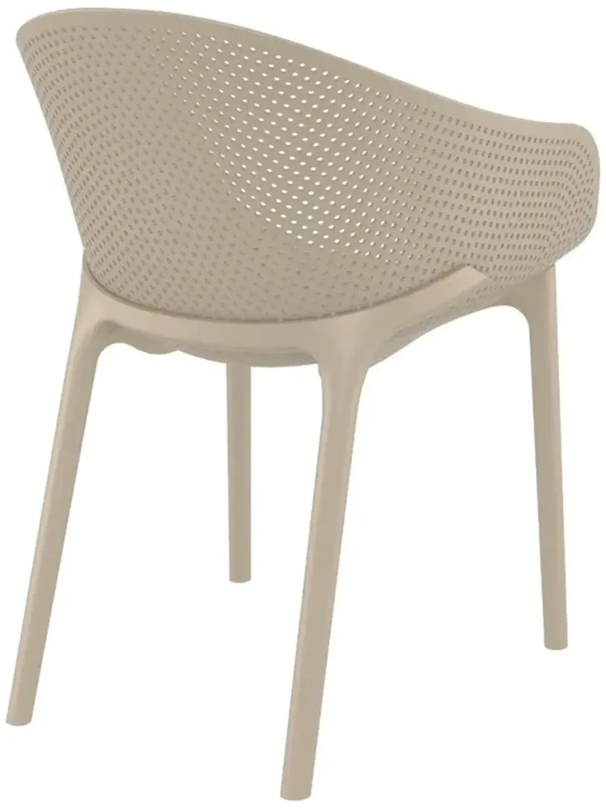 Compamia Sky Outdoor Dining Chair Taupe