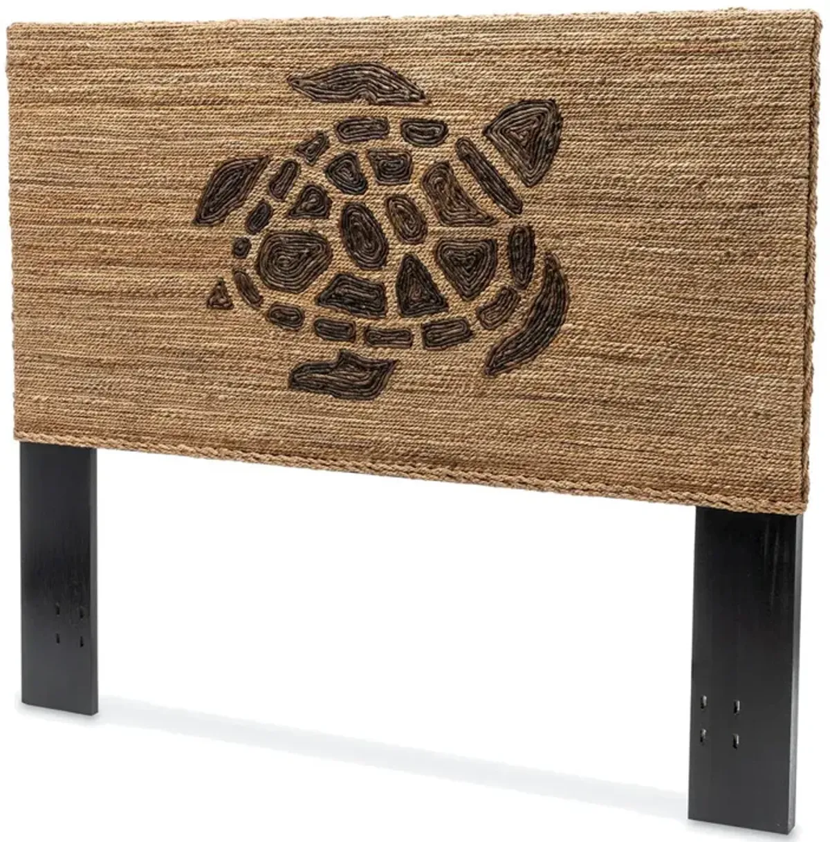 Seawinds Turtle Weave Natural Finish Queen Headboard