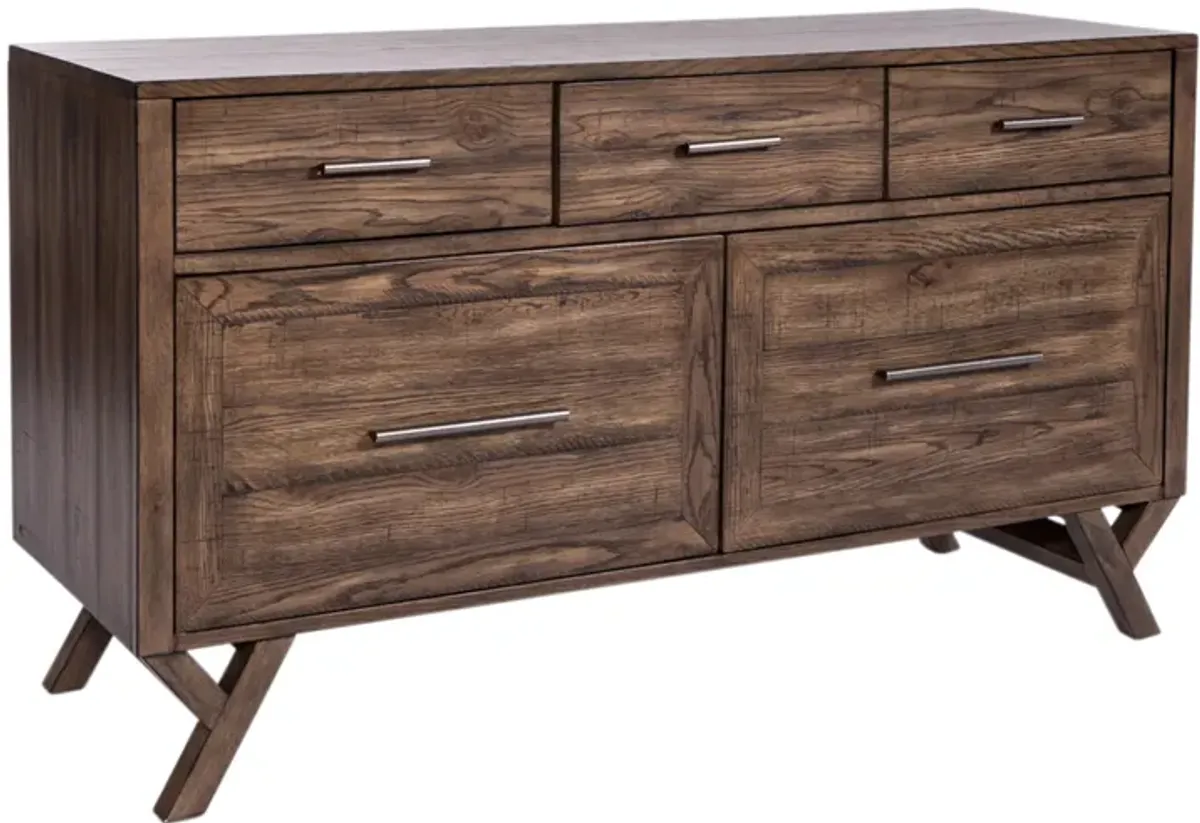 Liberty Furniture Lennox Weathered Chestnut Credenza