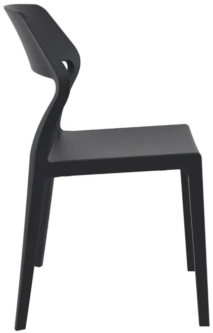 SNOW DINING CHAIR BLACK