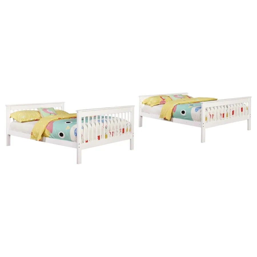 CHAPMAN FULL-OVER-FULL BUNK BED WHITE