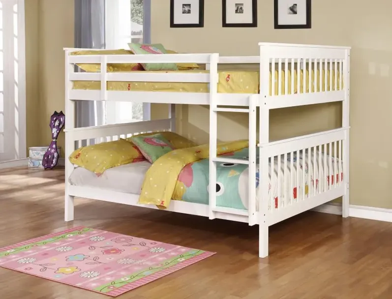 CHAPMAN FULL-OVER-FULL BUNK BED WHITE