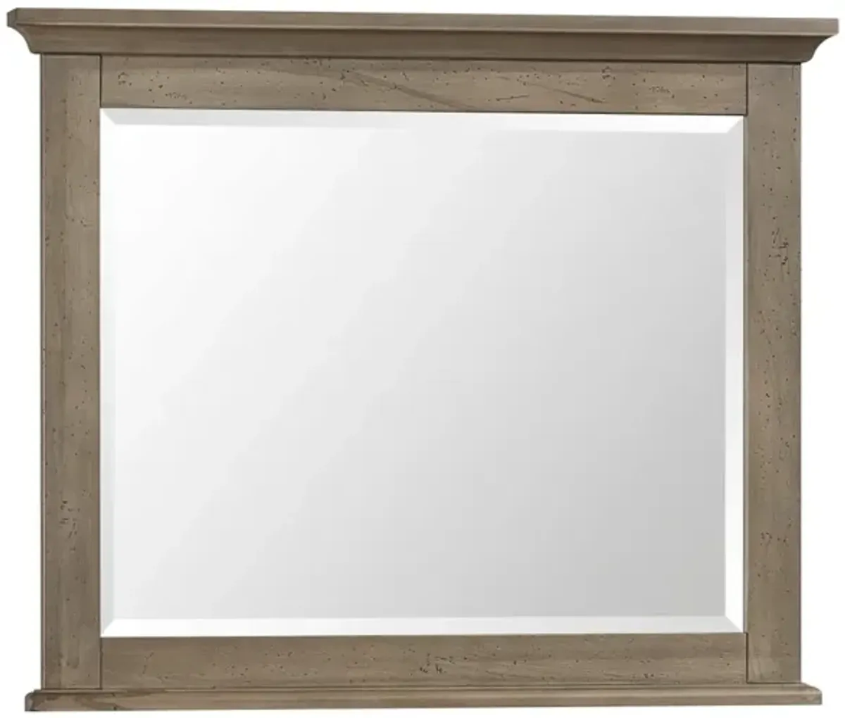 Vaughan-Bassett Carlisle Natural Grey Landscape Mirror