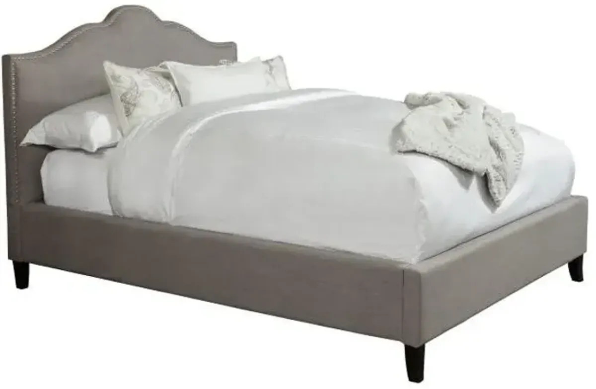 Parker House Jamie Collection King Bed in Falstaff Grey Color