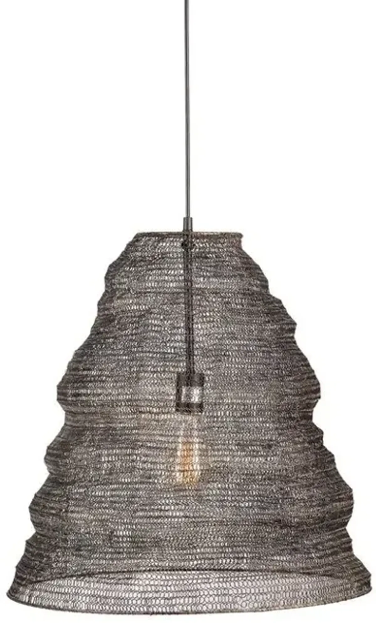 Crestview Link Gray Large Pendant