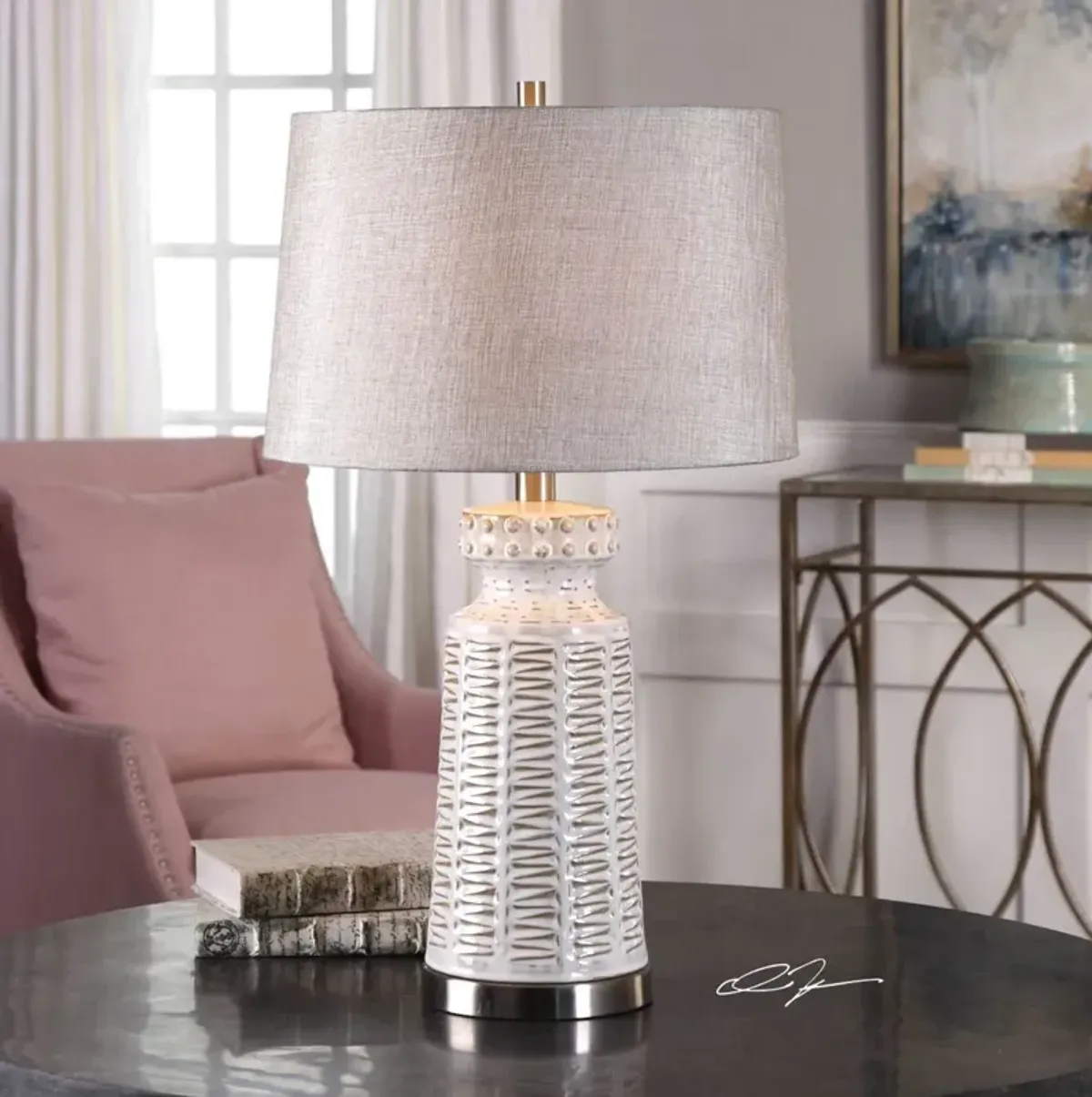 Uttermost by Dacid Frisch Kansa Table Lamp