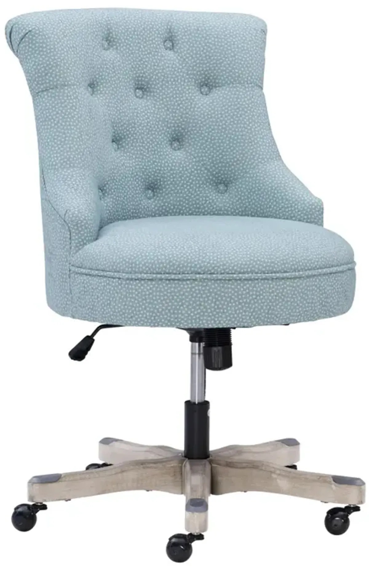 Linon Sinclair Light Blue Desk Chair