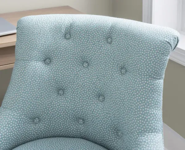 Linon Sinclair Light Blue Desk Chair