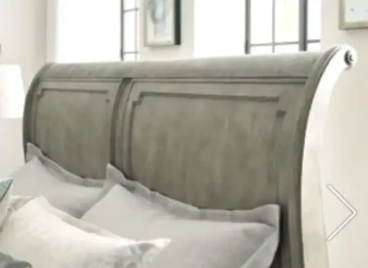 American Drew Anna Sleigh Bed Savona King Headboard