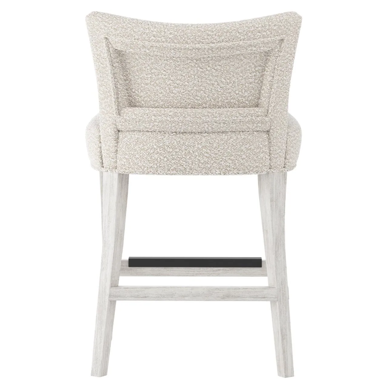 GILES FABRIC WIRE-BRUSHED COUNTER STOOL