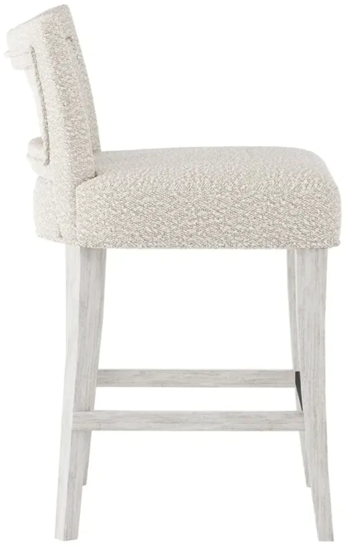 Bernhardt Giles Fabric Wire-Brushed Counter Stool