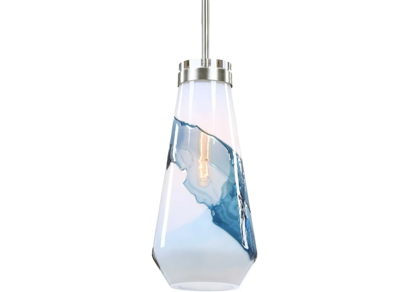 Uttermost by Kalizma Home Windswept Blue/White Mini Pendant Light