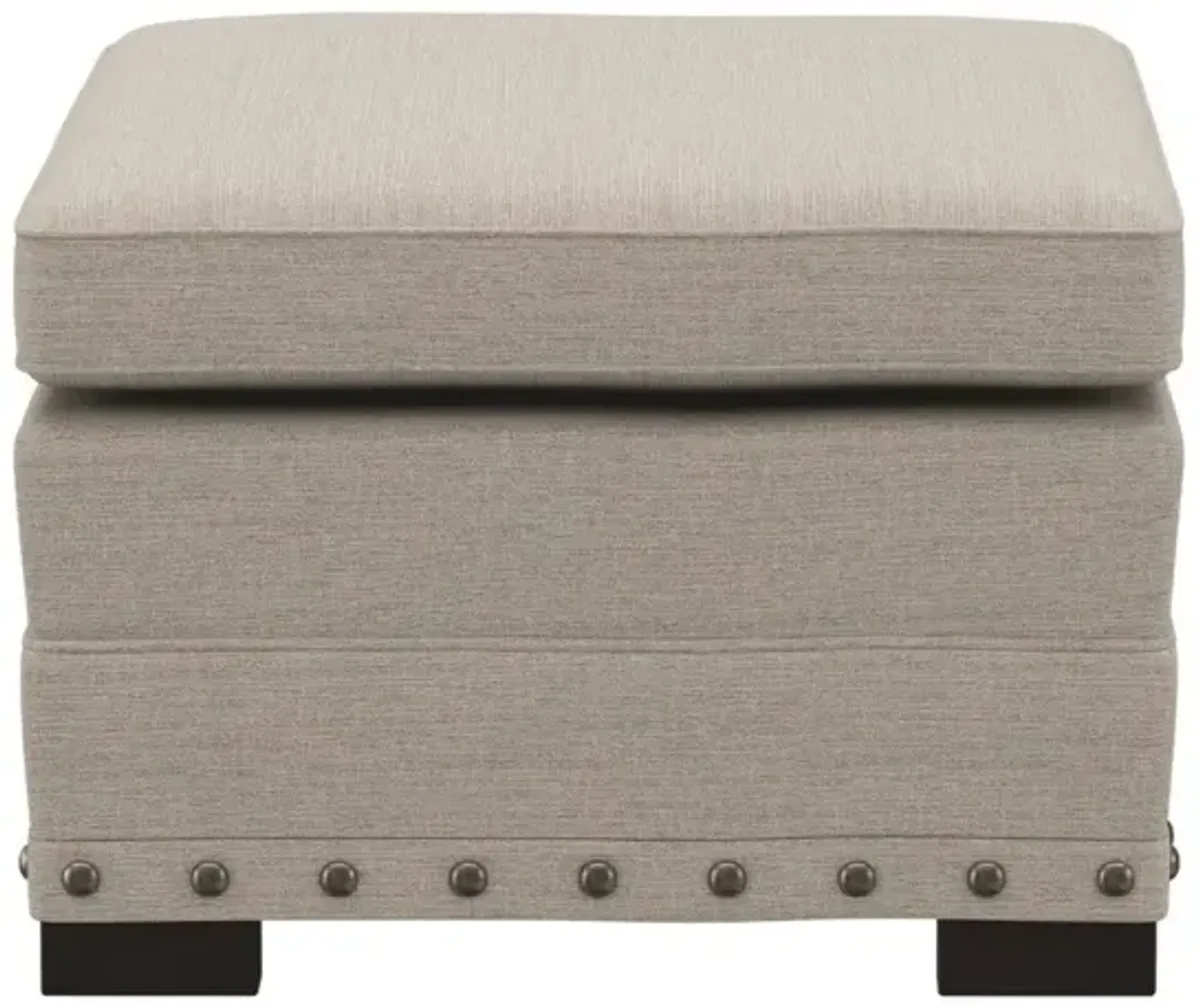 Bernhardt Cantor Fabric Ottoman