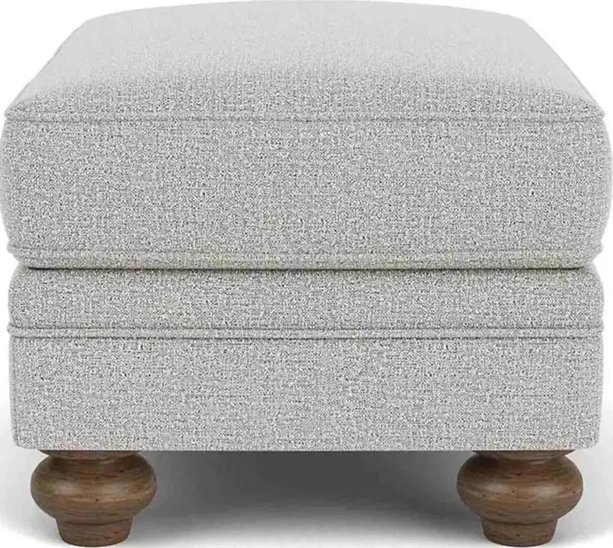 Flexsteel Winston Silver Glacier Ottoman