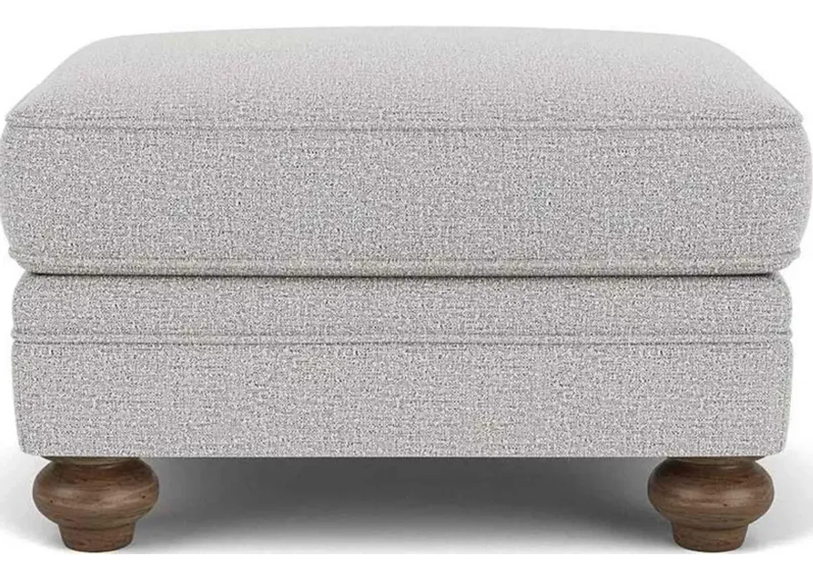 Flexsteel Winston Silver Glacier Ottoman